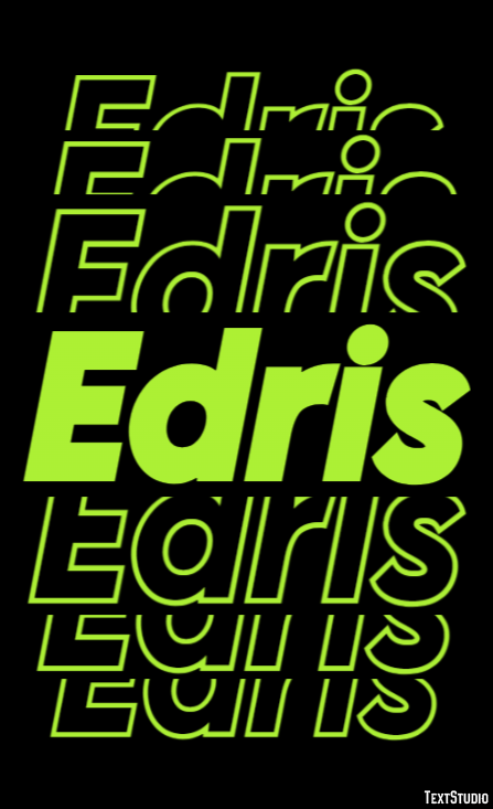 Edris Text Effect