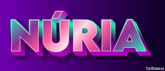Núria Tekst Effect