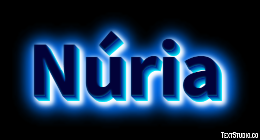 Núria Эффект текста