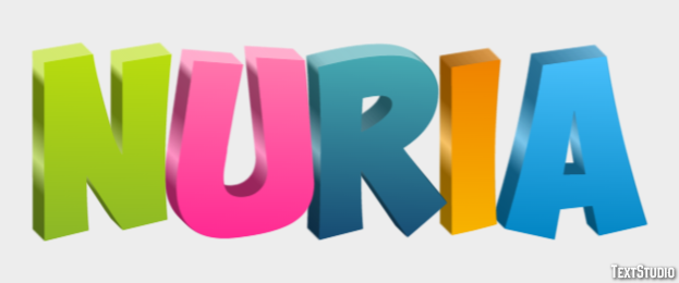 Núria Tekst Effect
