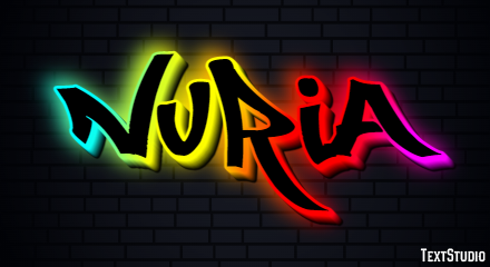 Núria Efecto de texto