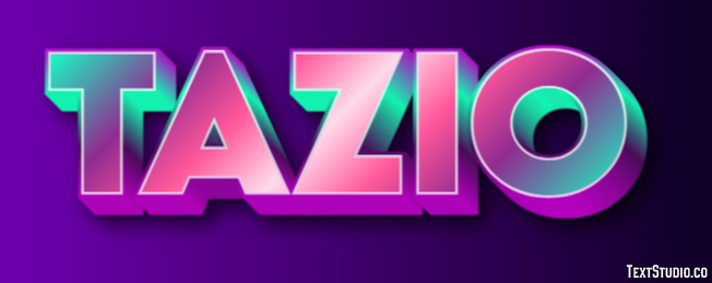 Tazio Effetto testo