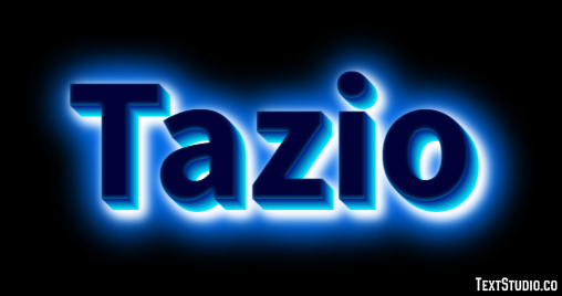 Tazio Effetto testo