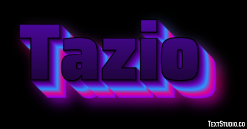 Tazio Effetto testo