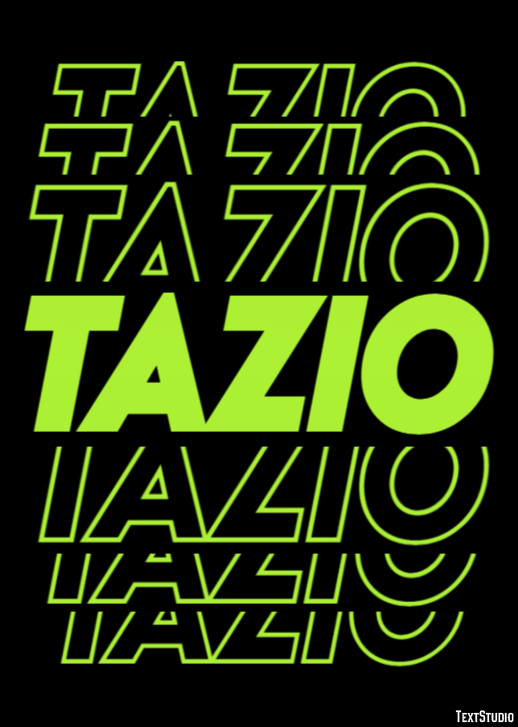 Tazio Effetto testo