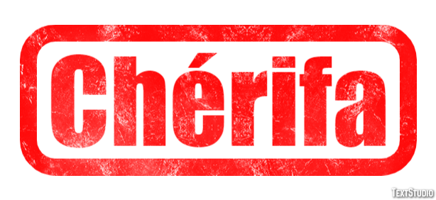 Chérifa Efekt tekstowy