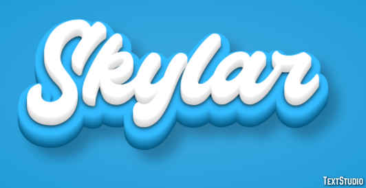 Skylar Efekt tekstowy