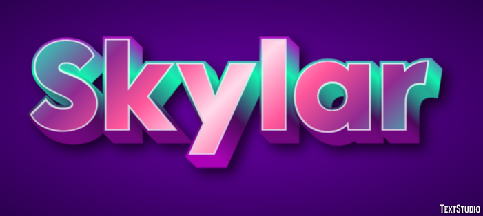 Skylar Efekt tekstowy