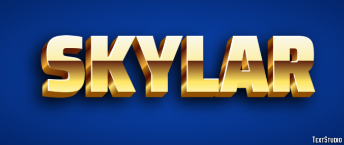 Skylar Efekt tekstowy
