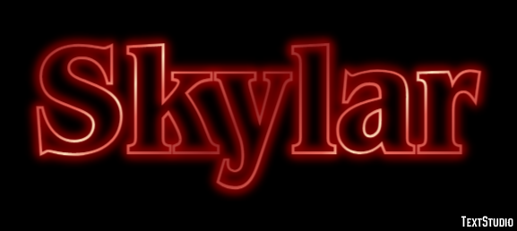 Skylar Efekt tekstowy