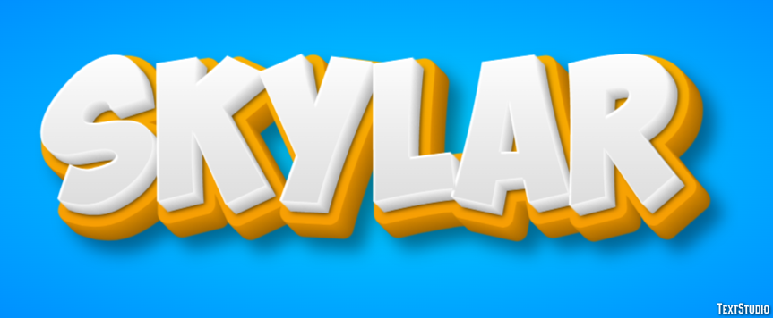 Skylar Efekt tekstowy