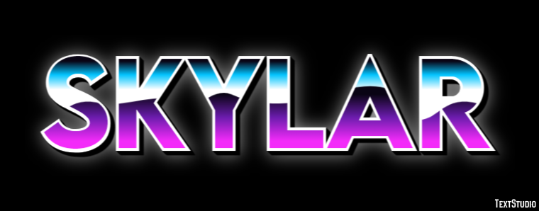 Skylar Efeito de texto
