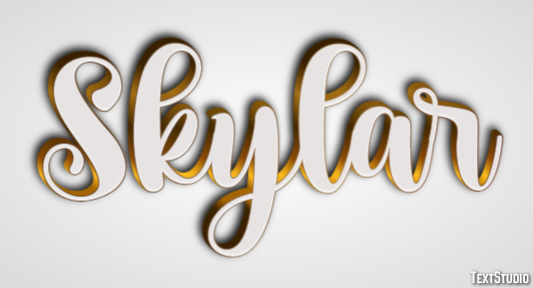 Skylar Efekt tekstowy