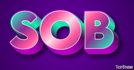 Sob Texteffekt