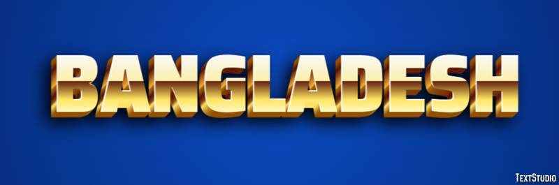 Bangladesh Text Effect