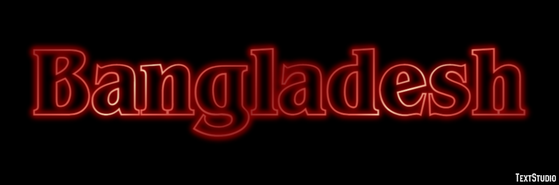 Bangladesh Texteffekt