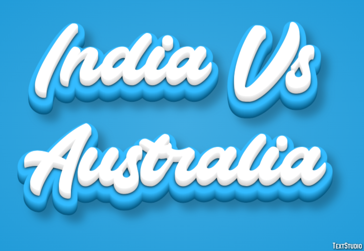 India Vs Australia Effet de Texte