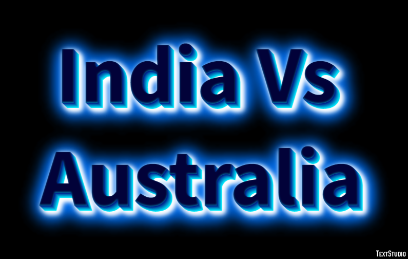 India Vs Australia Effet de Texte