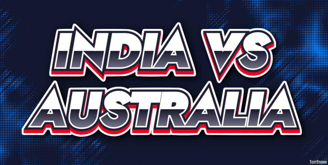 India Vs Australia Effet de Texte