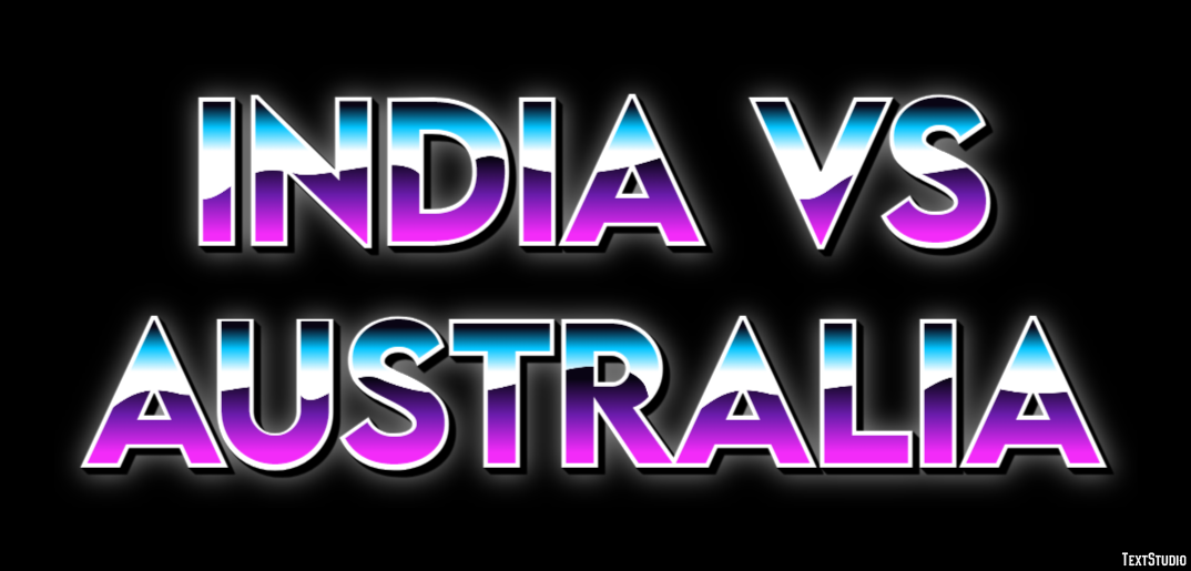 India Vs Australia Effet de Texte