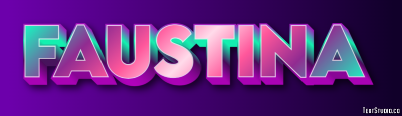 Faustina Effetto testo