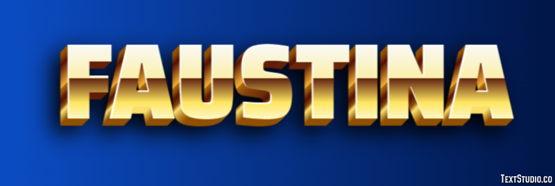 Faustina Effetto testo