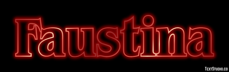 Faustina Effetto testo
