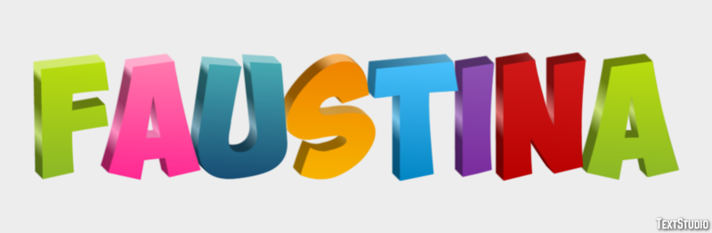 Faustina Effetto testo