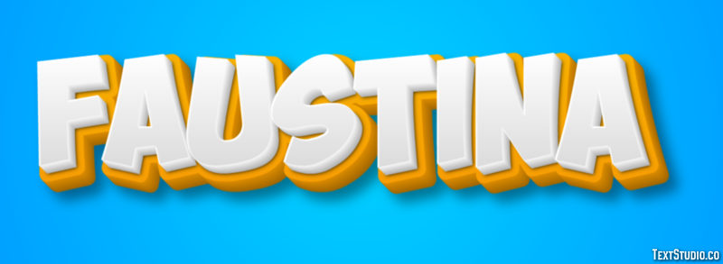 Faustina Effetto testo