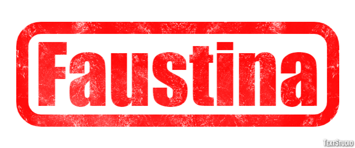 Faustina Effetto testo