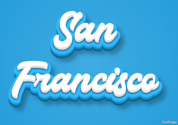 San Francisco Efekt tekstowy