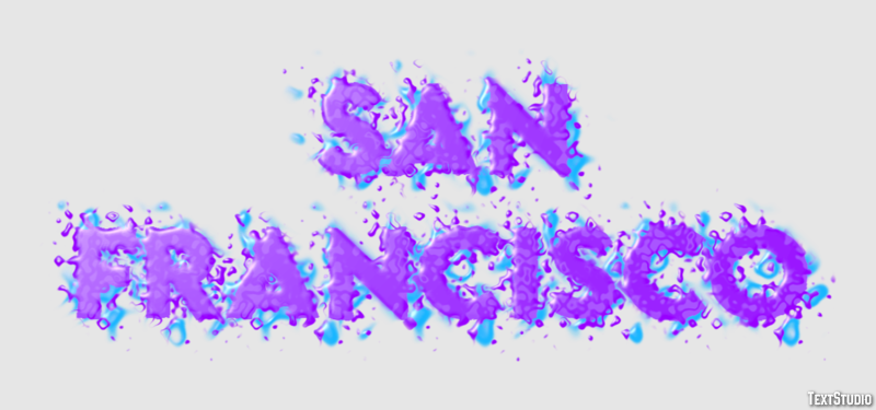 San Francisco テキスト効果