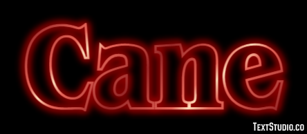 Cane Text Effect