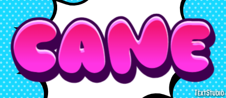 Cane Text Effect