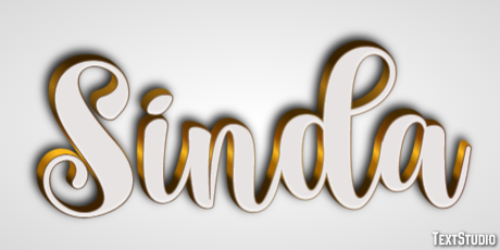 Sinda Text Effect