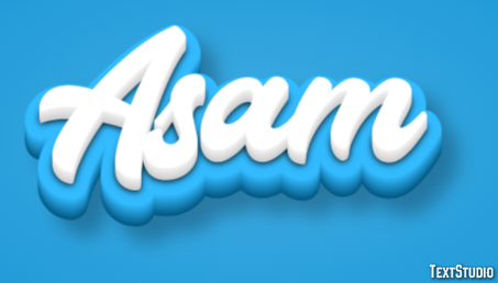 Asam Text Effect