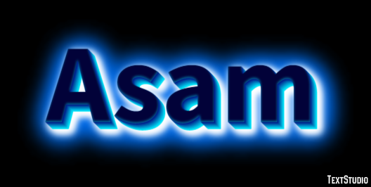 Asam Text Effect