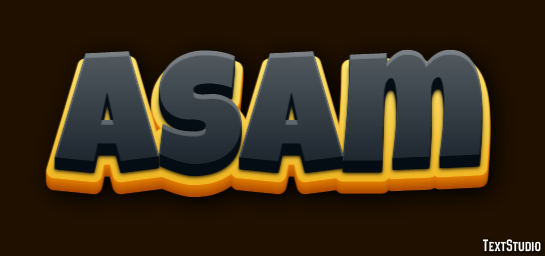 Asam Text Effect