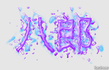 八郎 Tekst Effect