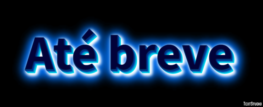 Até breve Text Effect