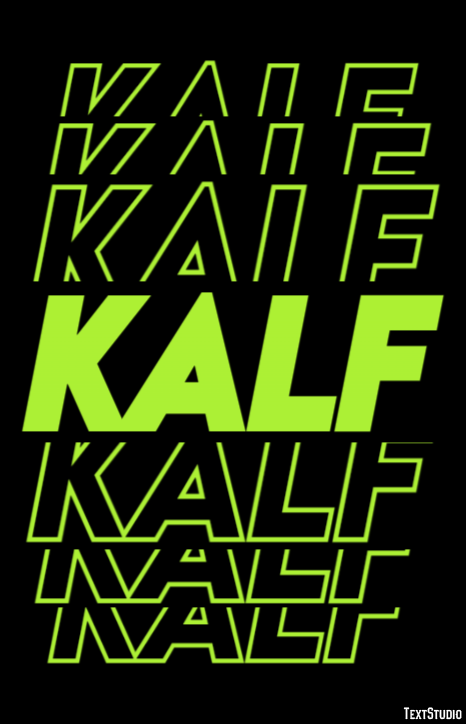 Kalf Texteffekt