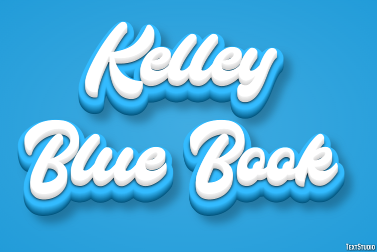 Kelley Blue Book Text Effect