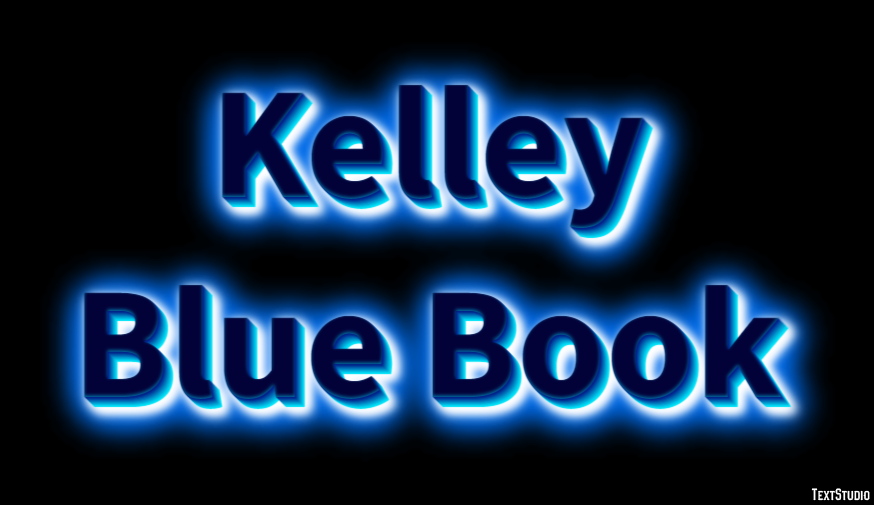 Kelley Blue Book Text Effect