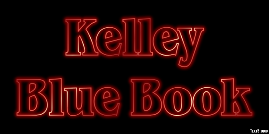 Kelley Blue Book Text Effect