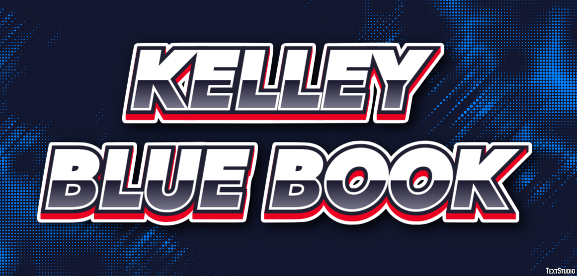 Kelley Blue Book Text Effect