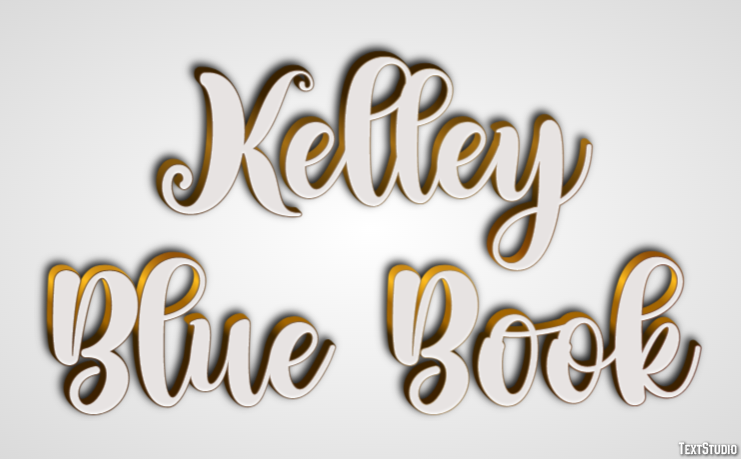 Kelley Blue Book Text Effect