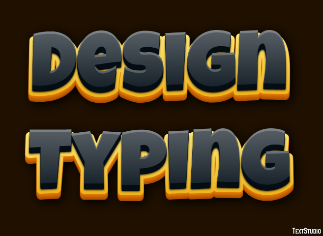 Design Typing Эффект текста