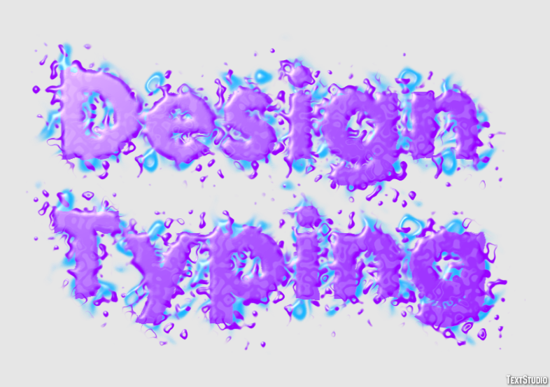 Design Typing Эффект текста