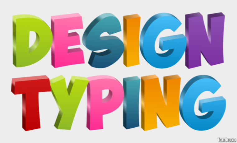Design Typing Эффект текста