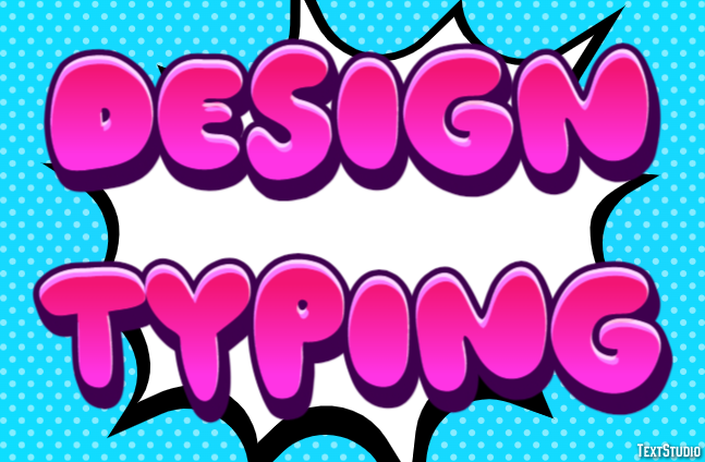 Design Typing Эффект текста